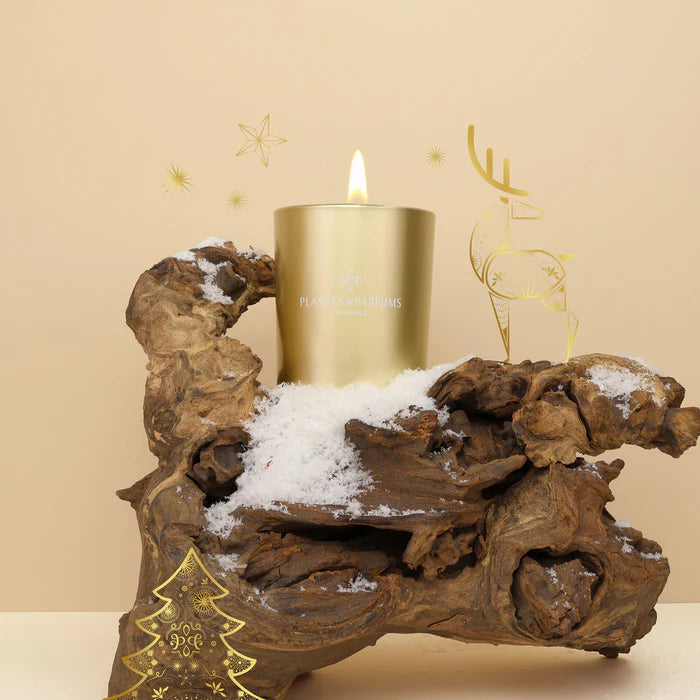 Bougie parfumée Flocon de neige 180g Plantes & Parfums