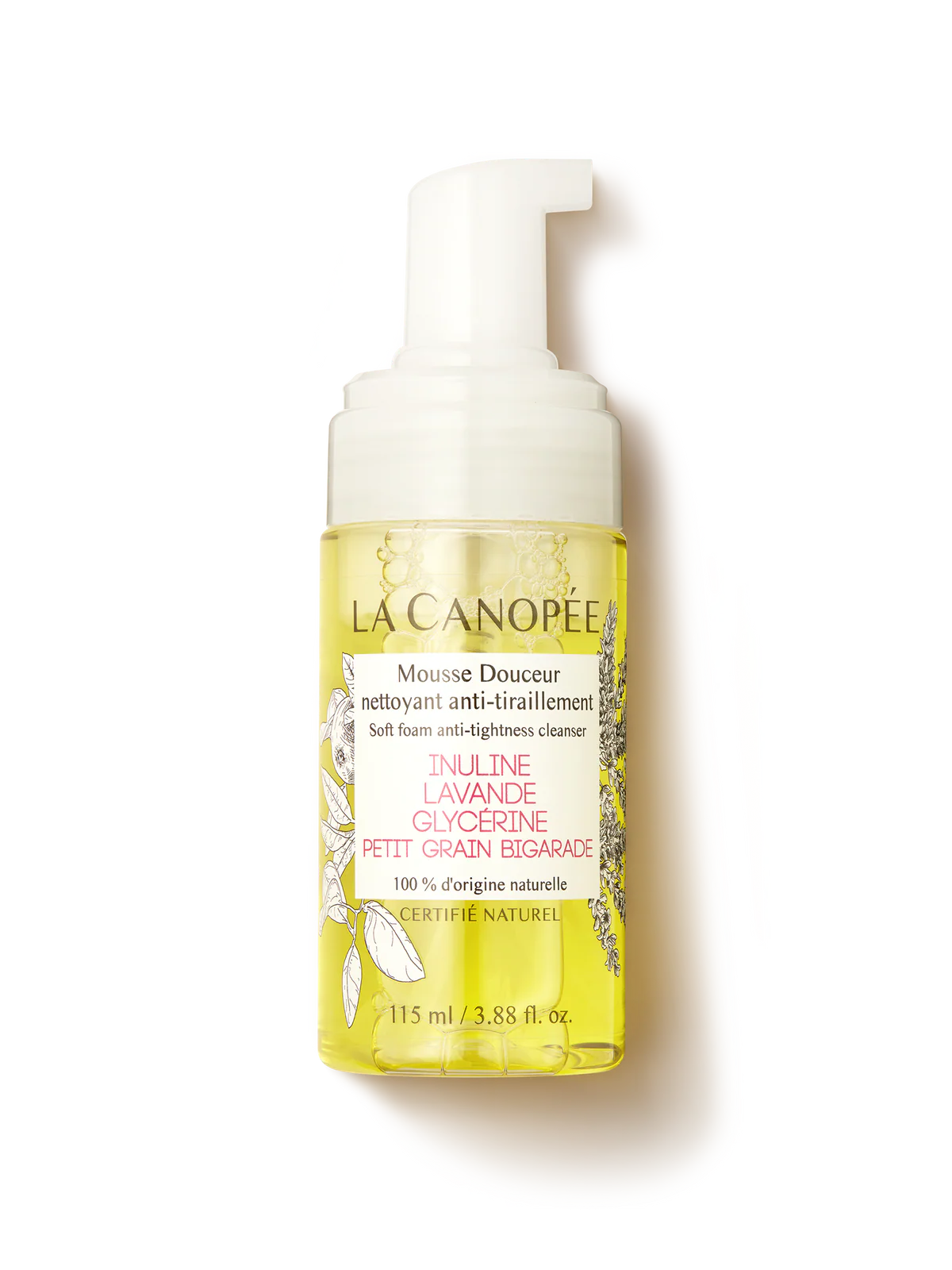 Mousse douceur nettoyant anti-tiraillement 115ml La Canopée