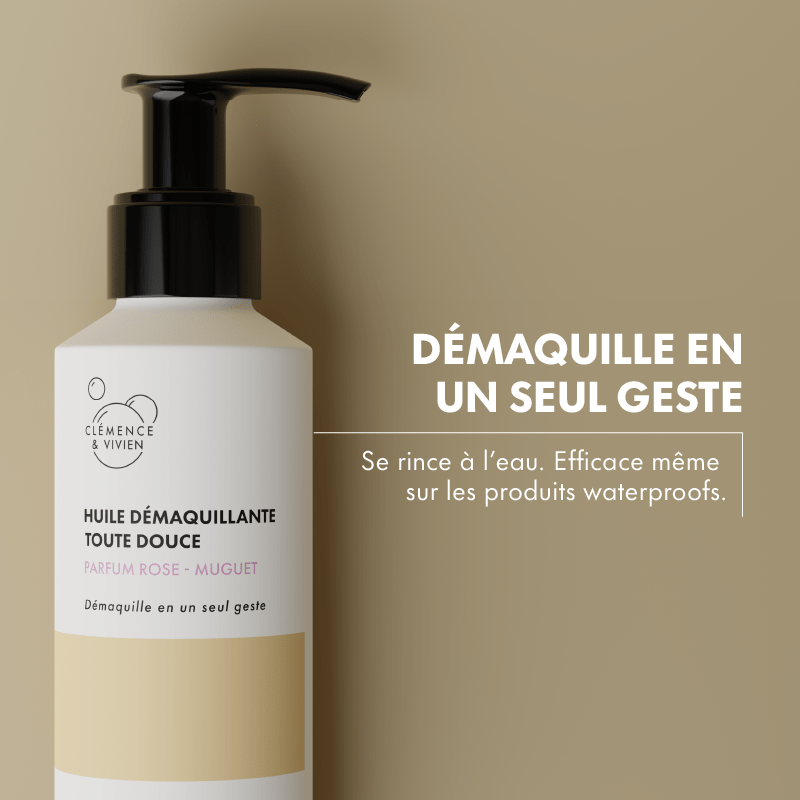Huile démaquillante toute douce 150ml Clémence et Vivien