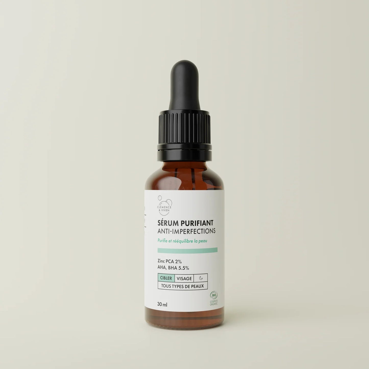Sérum purifiant anti-imperfections 30ml Clémence et Vivien