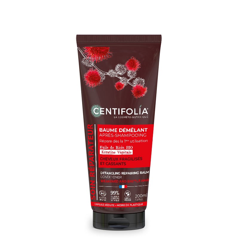 Baume démêlant réparateur après-shampoing 200ml Centifolia