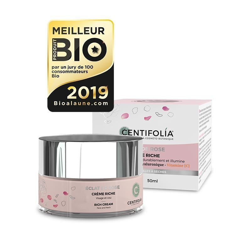 Crème riche éclat de rose 50ml Centifolia