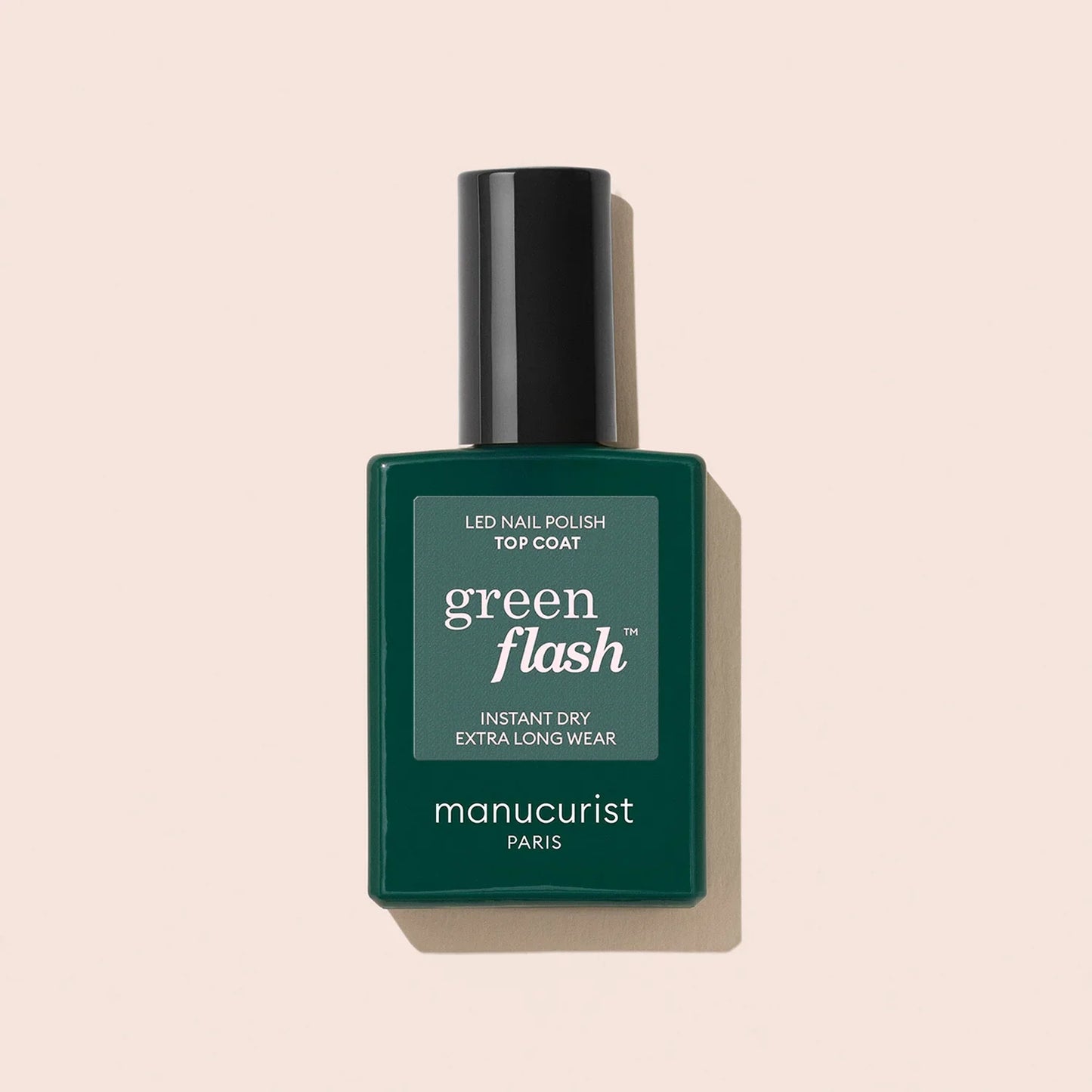 Top Coat 15ml Manucurist (option Green ou Green Flash)