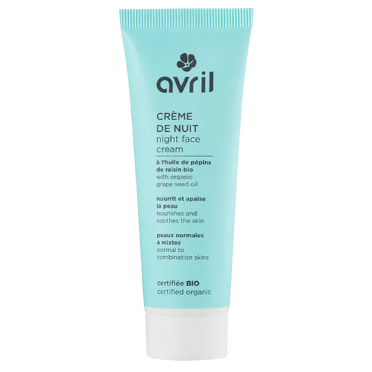 Crème de nuit peaux normales à mixtes 50ml Avril