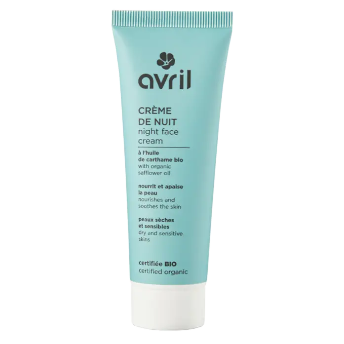 Crème de nuit peaux sèches et sensibles 50ml Avril