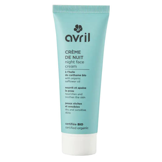 Crème de nuit peaux sèches et sensibles 50ml Avril