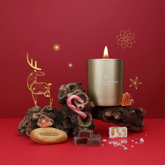 Bougie parfumée Desserts de Noël 180g Plantes et Parfums