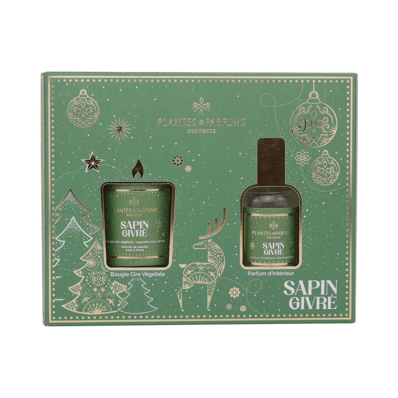Coffret Sapin Givré Plantes & Parfums
