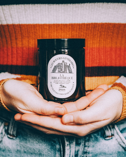 Bougie La Bibliothèque ZIGZAG Island
