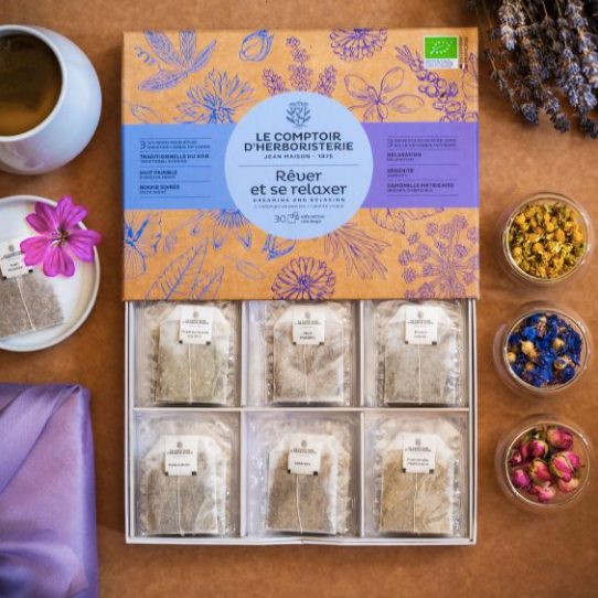 Coffret 6 infusions pour se relaxer - 30 infusettes bio