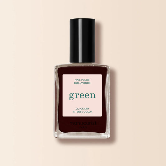 Vernis Hollyhock 15ml Manucurist (vernis simple ou Green Flash)