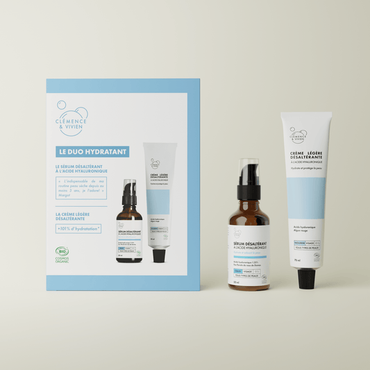 Coffret duo hydratant Clémence et Vivien