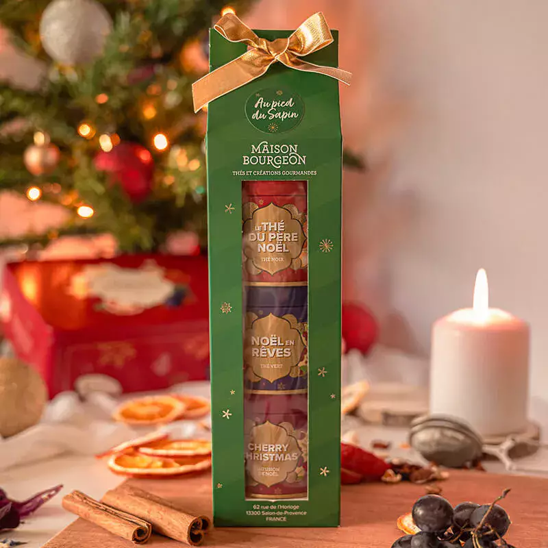 Coffret de Thé et Infusion “Au pied du sapin” Maison Bourgeon