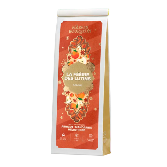 Thé Oolong de Noël Abricot, Héliotrope et Mandarine - La Féérie des Lutins