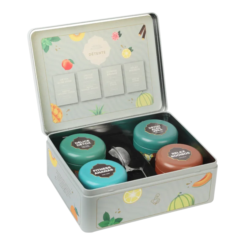 Coffret de Thé et Infusion Détente Maison Bourgeon