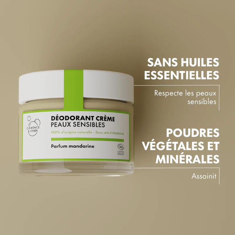 Déodorant naturel 50g Clémence et Vivien