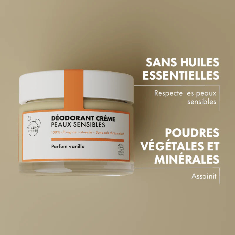 Déodorant naturel 50g Clémence et Vivien