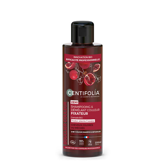 Shampoing et démêlant couleur fixateur 2 en 1 Centifolia